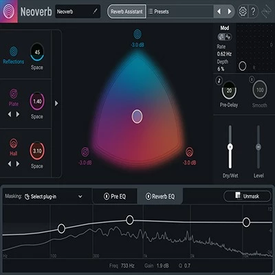 پلاگین ریورب iZotope Neoverb