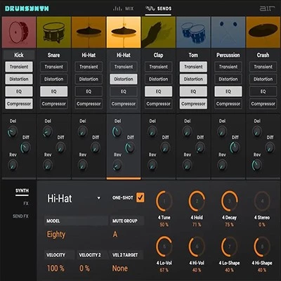 وی اس تی درام AIR Music Technology DrumSynth