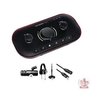 پک استودیویی فکوسرایت Focusrite Vocaster Two Studio