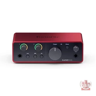 کارت صدا فکوسرایت Focusrite Scarlett Solo 4th Gen