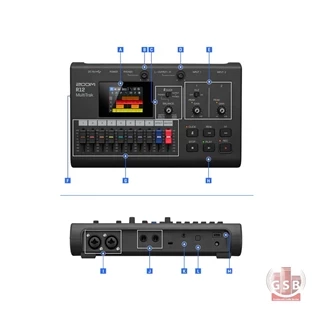 رکوردر مولتی ترک زوم ZOOM R12