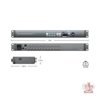 ماتریس تصویر بلک مجیک Blackmagic Smart Videohub CleanSwitch 12×12