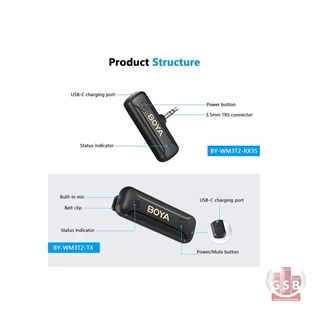 میکروفن بیسیم دوربین بویا Boya By-WM3T2-M2