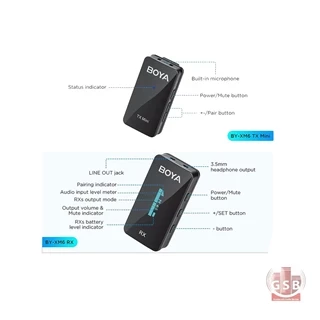 میکروفن بیسیم موبایل بویا Boya BY-XM6 S2 Mini