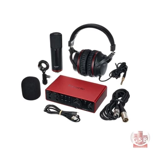 پک استودیو فکوسرایت Focusrite Scarlett 2i2 Studio 4th Gen