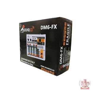 میکسر صوتی آنالوگ ساندکو Soundco DM6-FX Audio Mixer