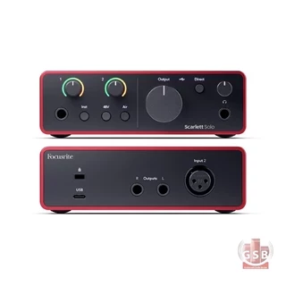 کارت صدا فکوسرایت Focusrite Scarlett Solo 4th Gen