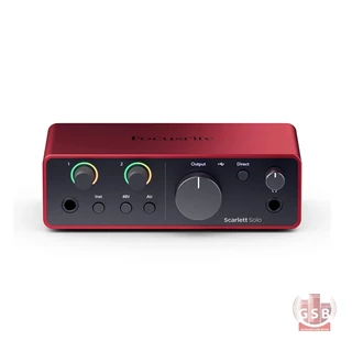 پک استودیو فکوسرایت Focusrite scarlett Solo Studio G4