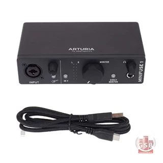 کارت صدا کارکرده آرتوریا Arturia MiniFuse 1 Black