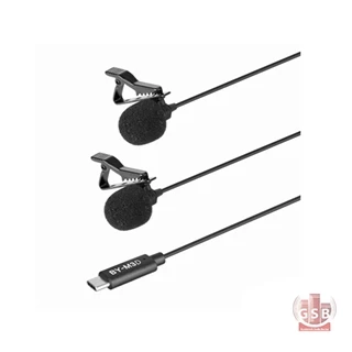 میکروفن دوکاناله موبایل بویا Boya BY-M3D Type-C