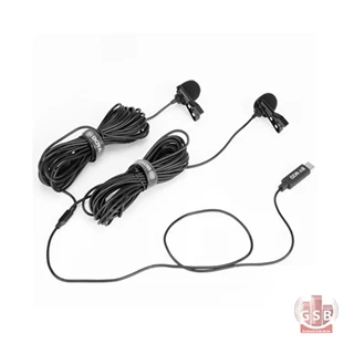 میکروفن دوکاناله موبایل بویا Boya BY-M3D Type-C