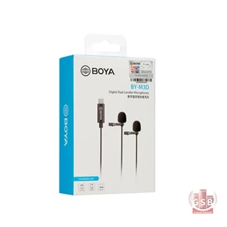 میکروفن دوکاناله موبایل بویا Boya BY-M3D Type-C