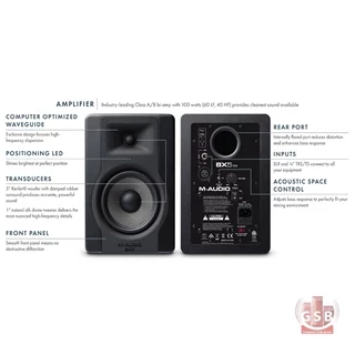 اسپیکر مانیتورینگ ام آدیو M-Audio BX5 D3