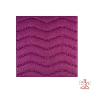 عایق نمدی وول پنل مدل موجی 60×60