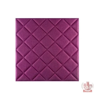 عایق نمدی وول پنل مدل مربع دوبل 60×60