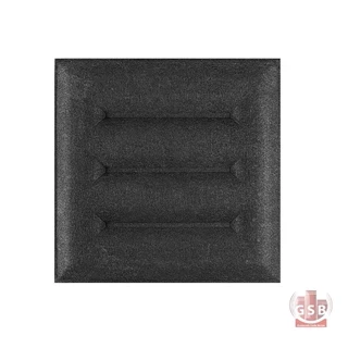 عایق نمدی وول پنل مدل مربع سه خط 60×60