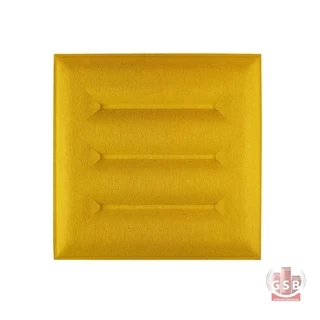 عایق نمدی وول پنل مدل مربع سه خط 60×60