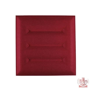 عایق نمدی وول پنل مدل مربع سه خط 60×60