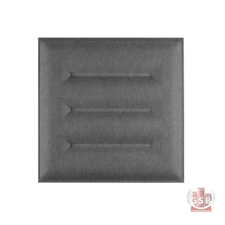 عایق نمدی وول پنل مدل مربع سه خط 60×60