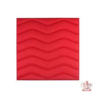 عایق نمدی وول پنل مدل موجی 60×60