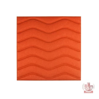 عایق نمدی وول پنل مدل موجی 60×60