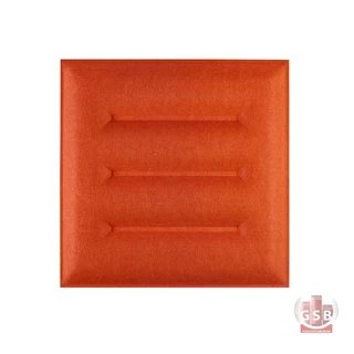 عایق نمدی وول پنل مدل مربع سه خط 60×60