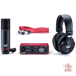 پک استودیویی فکوسرایت Focusrite Scarlett Solo Studio G3